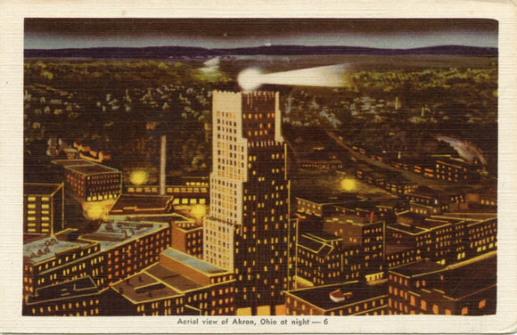 Aerial View of Akron, OH-Carey's Emporium