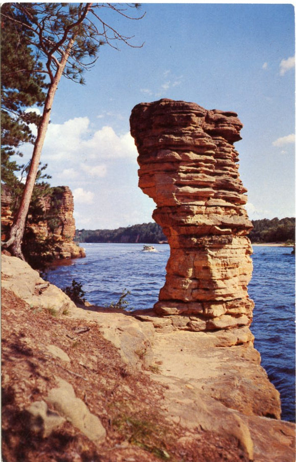 Chimney Rock, Dells of the Wisconsin River, WI-Carey's Emporium
