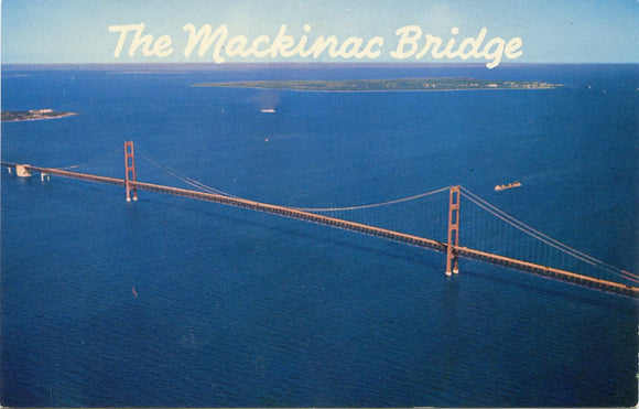 The Mackinac Bridge, World's Longest Suspension Bridge-Carey's Emporium