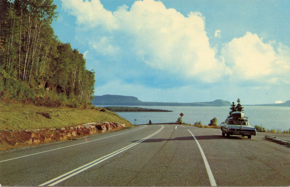 One of the Many Lookouts, on the Famous Lake Superior Circle Route-Carey's Emporium