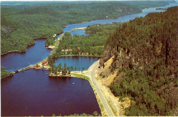 Highway No. 11 Winds Around Orient Bay, just off Highway 17, The Lake Superior Circle Route-Carey's Emporium