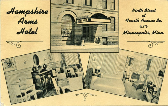 Hampshire Arms Hotel, Ninth Street at Fourth Avenue So., Minneapolis, MN-Carey's Emporium