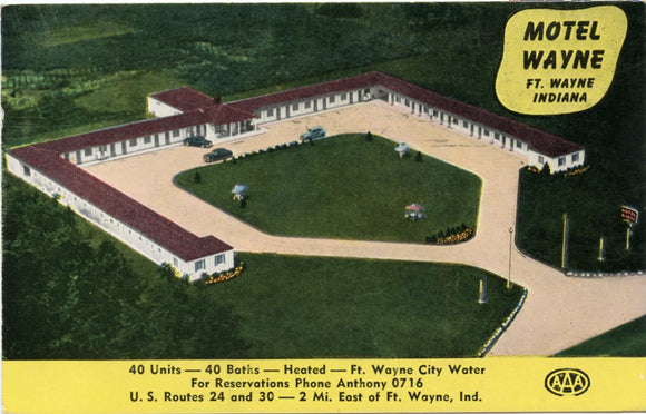 Motel Wayne, Ft. Wayne, IN-Carey's Emporium