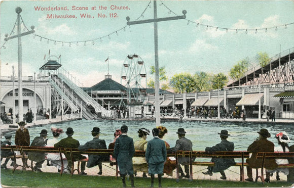 Wonderland, Scene at the Chutes, Milwaukee, WI-Carey's Emporium