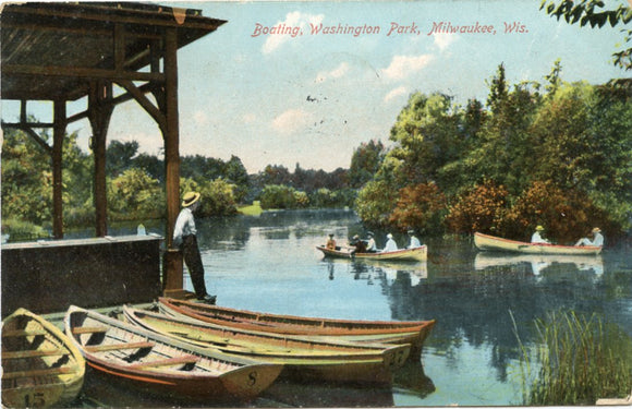 Boating, Washington Park, Milwaukee, WI-Carey's Emporium