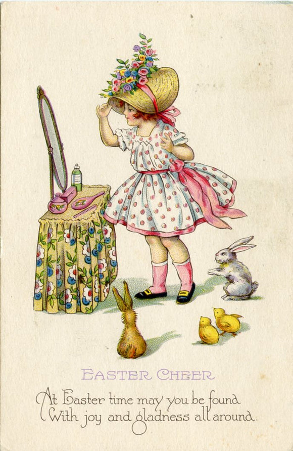 Easter Cheer, At Easter Time May You be Found, With Joy and Gladness All Around-Carey's Emporium