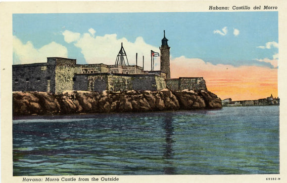 Morro Castle from the Outside, Havana-Carey's Emporium