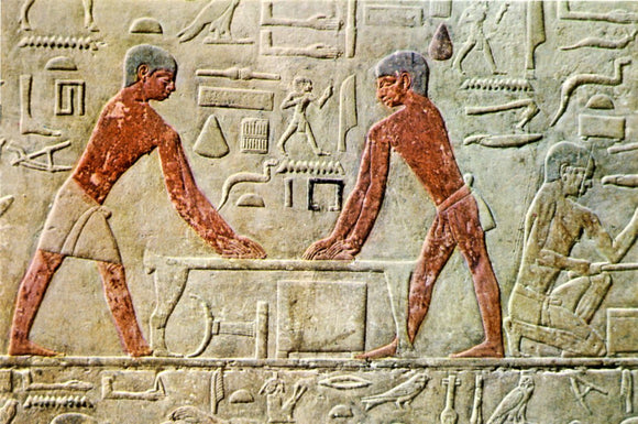 Ti-Mastaba, Joiners at Work, 5th Dyn., Sakkara-Carey's Emporium