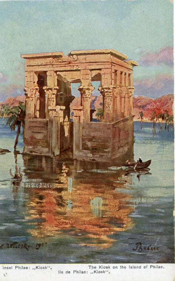The Kiosk on the Island of Philae, Philae, Egypt-Carey's Emporium