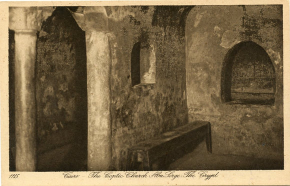 The Coptic Church Abu Serge, the Crypt, Cairo, Egypt-Carey's Emporium