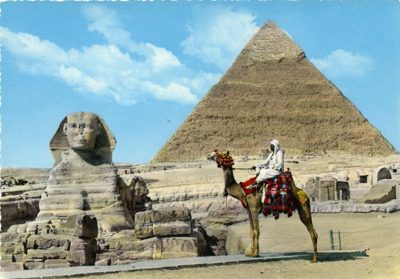 The Great Sphinx of Giza and Khefren Pyramid-Carey's Emporium