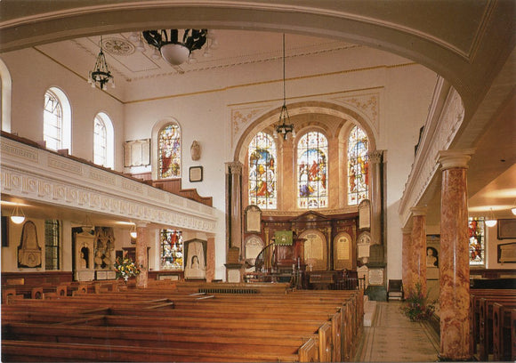 Wesley's Chapel, Interior, Looking Towards the Sanctuary, London-Carey's Emporium