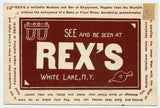See and be Seen at Rex's, White Lake, NY-Carey's Emporium
