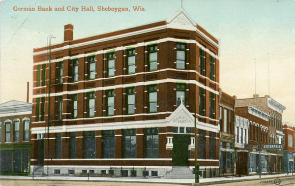 German Bank and City Hall, Sheboygan, WI-Carey's Emporium