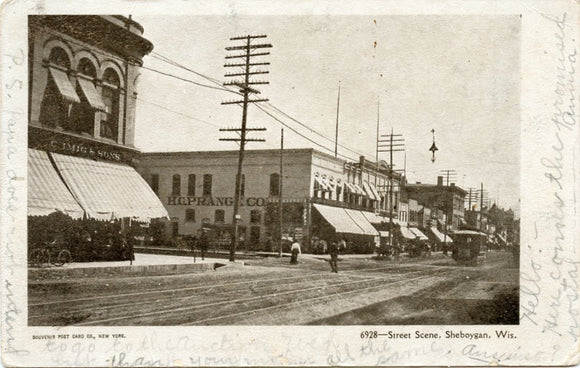 Street Scene, Sheboygan, WI-Carey's Emporium