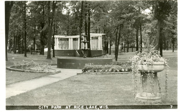 City Park at Rice Lake, WI-Carey's Emporium