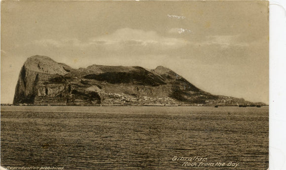 Gibraltar Rock from the Bay-Carey's Emporium