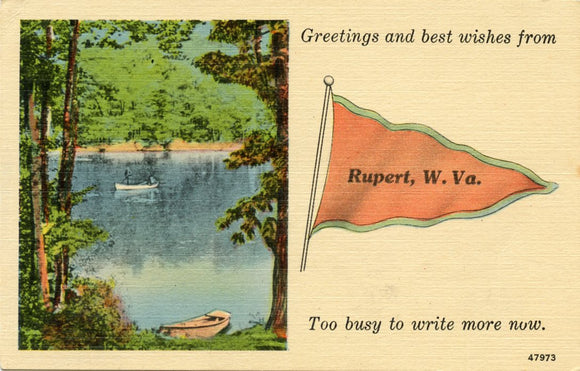 Greetings and Best Wishes from Rupert, WV-Carey's Emporium