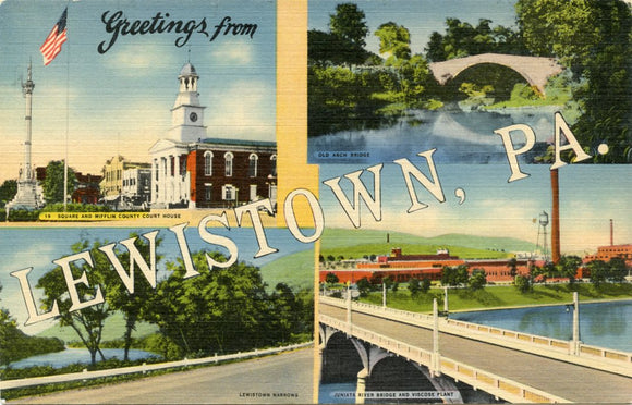 Greetings from Lewistown, PA-Carey's Emporium