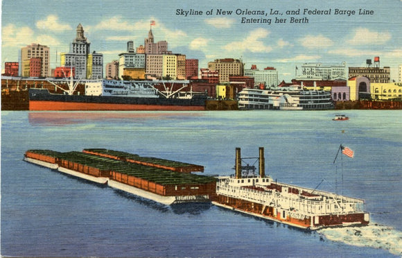 Skyline of New Orleans, LA-Carey's Emporium