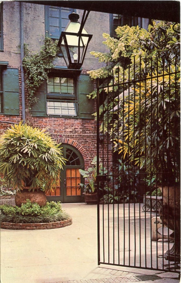 Fascinating New Orleans Brulatour Courtyard, New Orleans, LA-Carey's Emporium