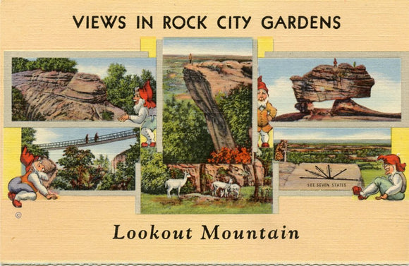 Views in Rock City Gardens, Lookout Mountain, TN-Carey's Emporium