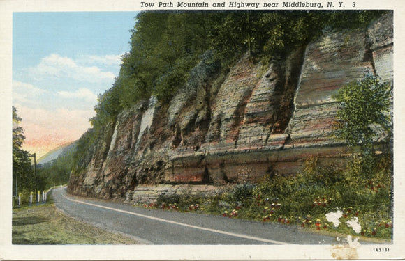 Tow Path Mountain and Highway near Middleburg, NY-Carey's Emporium