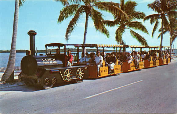 64-Passenger Conch Tour Train, Key West, FL-Carey's Emporium