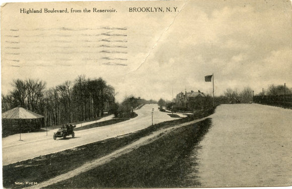 Highland Boulevard, from the Reservoir, Brooklyn, NY-Carey's Emporium