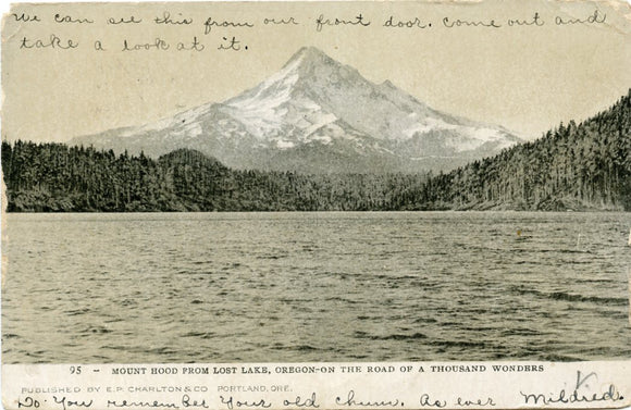 Mount Hood from Lost Lake, OR-Carey's Emporium