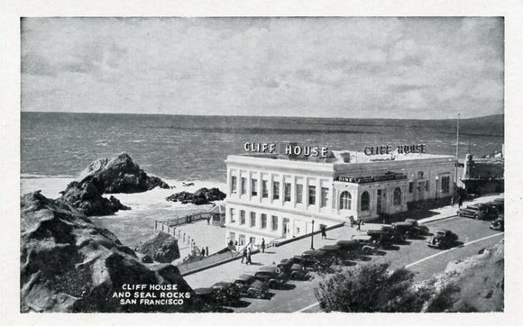 Cliff House and Seal Rocks, San Francisco, CA-Carey's Emporium