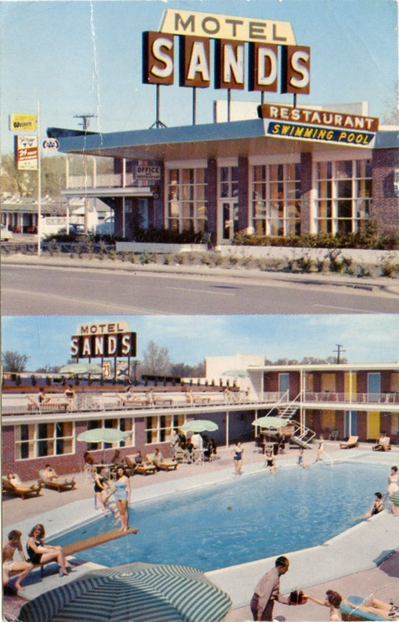 Sands Motel, Texarkana, TX [Postcard]
