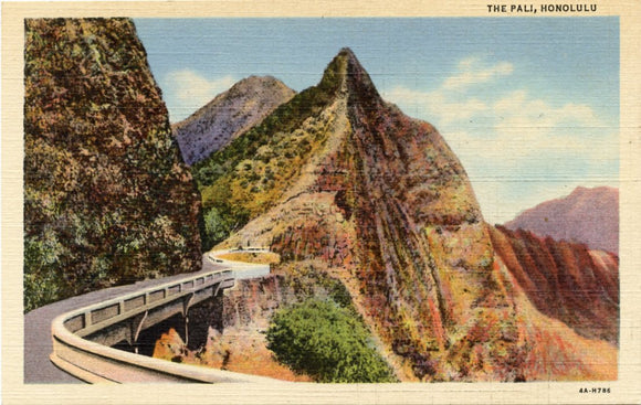 The Pali, Honolulu, HI [Postcard]