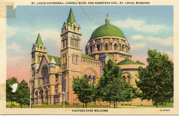 St. Louis Cathedral, Lindell Blvd. and Newstead Ave., St. Louis, MO [Postcard]