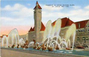 Fountain in Union Station Plaza, St. Louis, MO