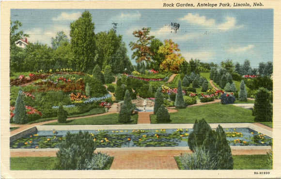Rock Garden, Antelope Park, Lincoln, NE [Postcard]
