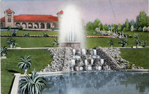 Rest House and Electric Fountain in Forest Park, St. Louis, MO