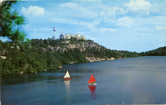 Sailing at Lake Minnewaska, NY [Postcard]