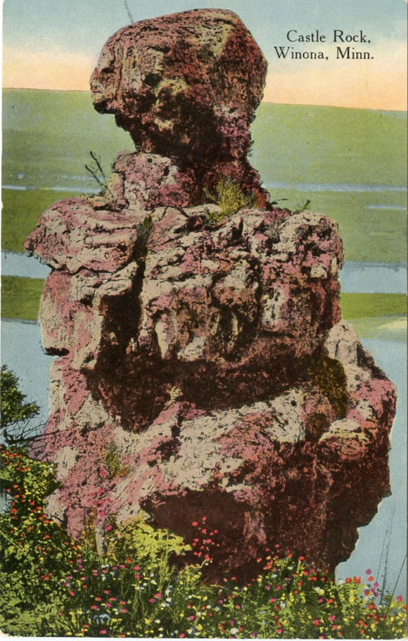 Castle Rock, Winona, MN [Postcard]
