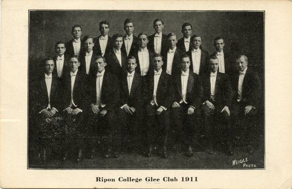 Ripon College Glee Club 1911 [Postcard]
