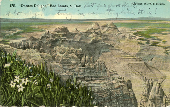 Dantes Delight, Bad Lands, SD [Postcard]