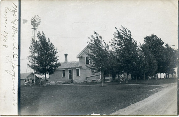 Mr. and Mrs. A. C. Jorgenson's Home, 1908 [Postcard]