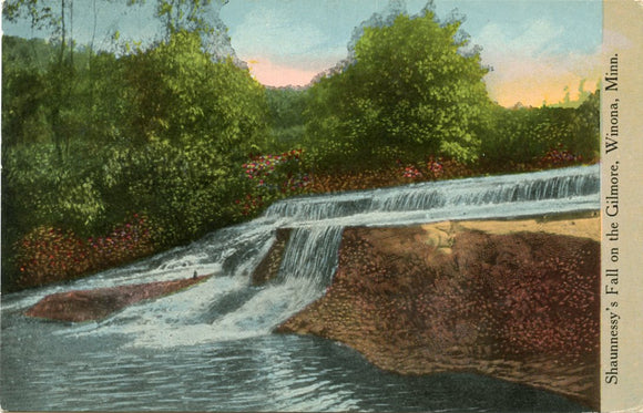 Shaunnessy's Fall on the Gilmore, Winona, MN [Postcard]
