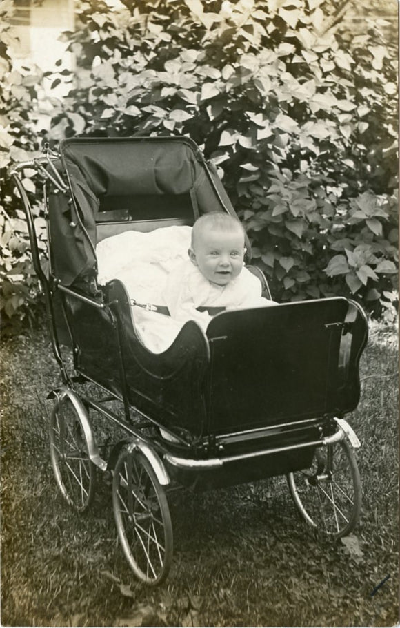Baby in a Carriage [Postcard]