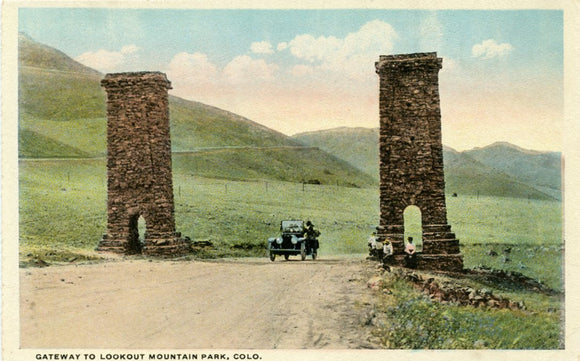 Gateway to Lookout Mountain Park, CO [Postcard]