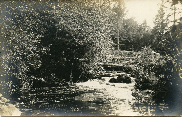River Scene, Mattoon, WI [Postcard]