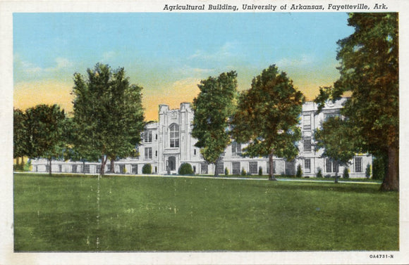 Agricultural Building, University of Arkansas, Fayetteville, AR [Postcard]