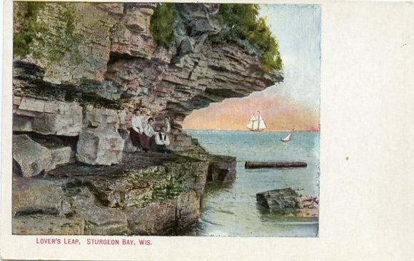 Lover's Leap, Sturgeon Bay, WI [Postcard]