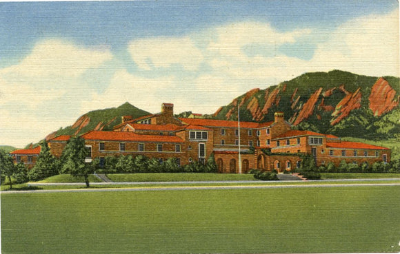 Men's Residence Hall, University of Colorado, Boulder, CO [Postcard]