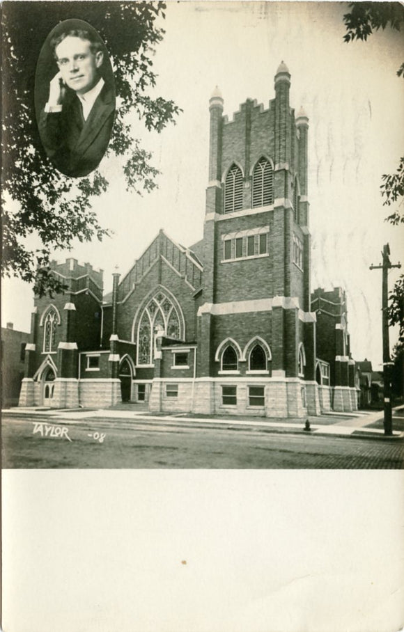Grace United Methodist Church, Olwein, IA [Postcard]